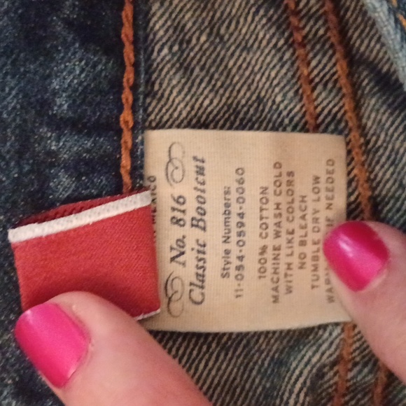 Stetson jeans women's size 6 long no. 816 classic boot cut - Picture 7 of 7